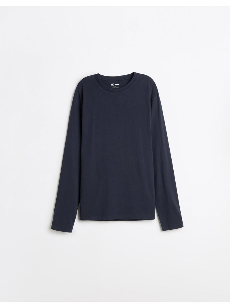 T-shirt met lange mouwen, mo fashion Blauw - Kiabi