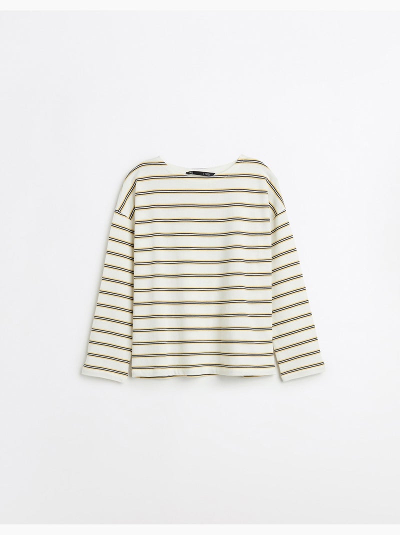 T-shirt met lange mouwen, MO Fashion Geel - Kiabi