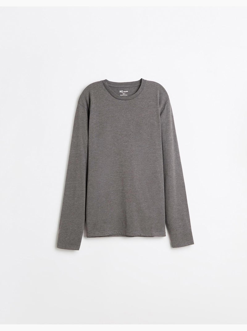 T-shirt met lange mouwen, mo fashion Grijs - Kiabi