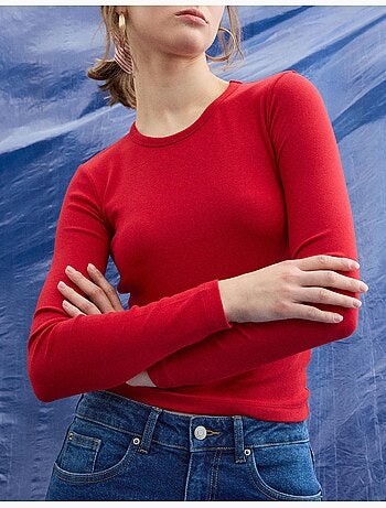 T-shirt met lange mouwen, MO Fashion