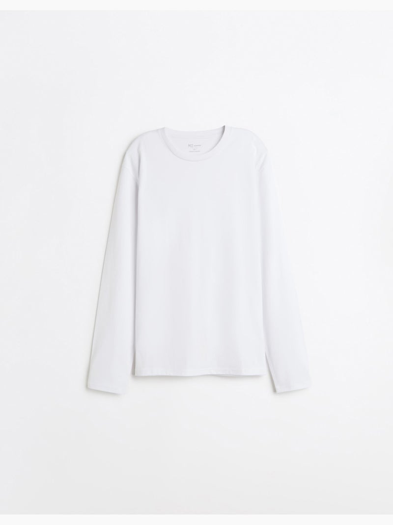 T-shirt met lange mouwen, mo fashion Wit - Kiabi