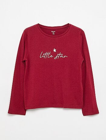 T-shirt met lange mouwen