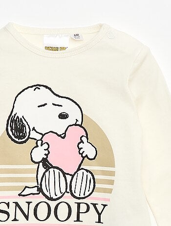 T-shirt met lange mouwen 'Snoopy'