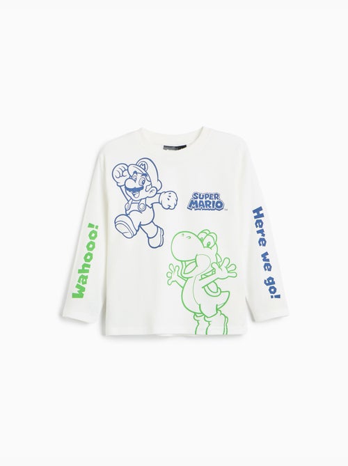 T-shirt met lange mouwen 'super mario', mo fashion - Kiabi