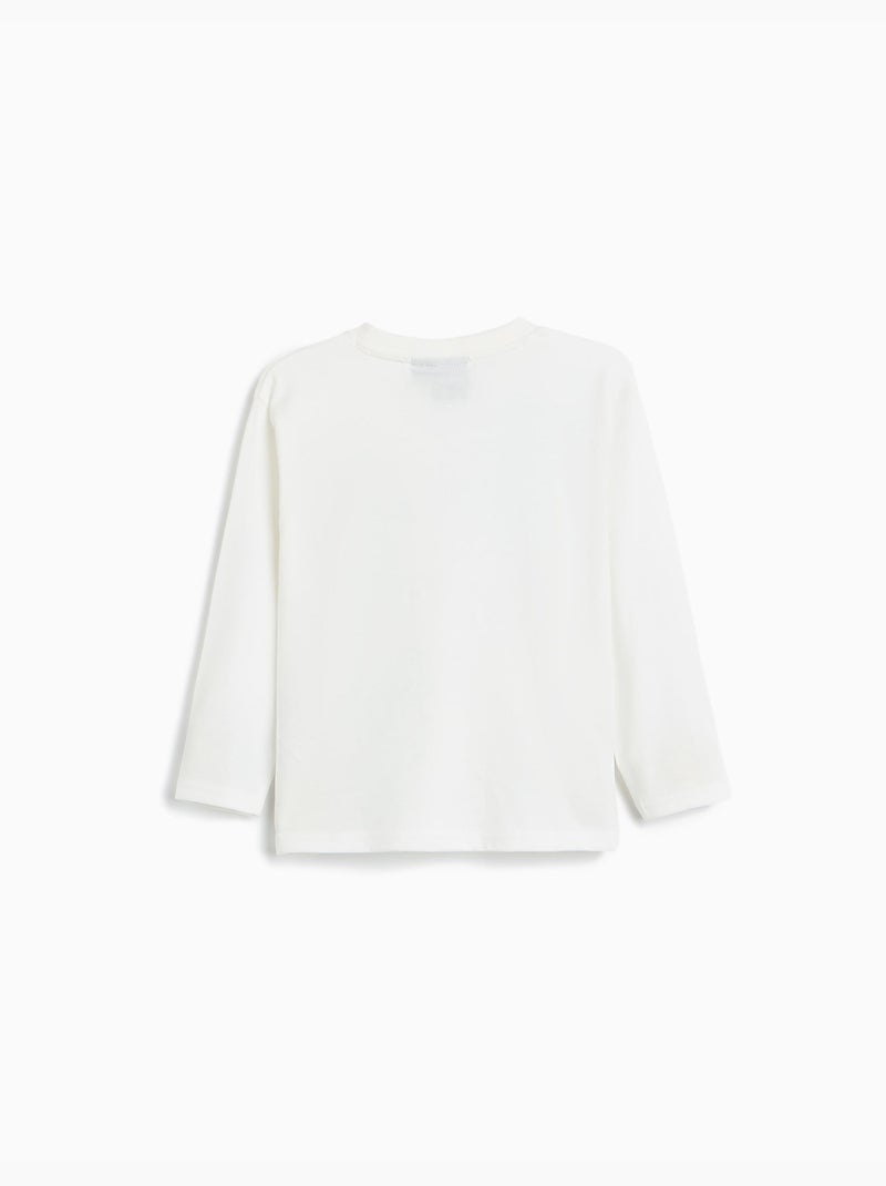 T-shirt met lange mouwen 'super mario', mo fashion Wit - Kiabi