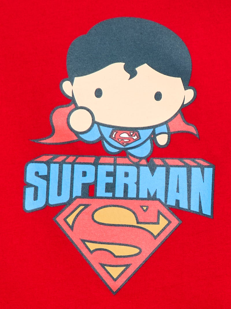 T-shirt met lange mouwen 'Superman' 'DC Comics' Rood - Kiabi