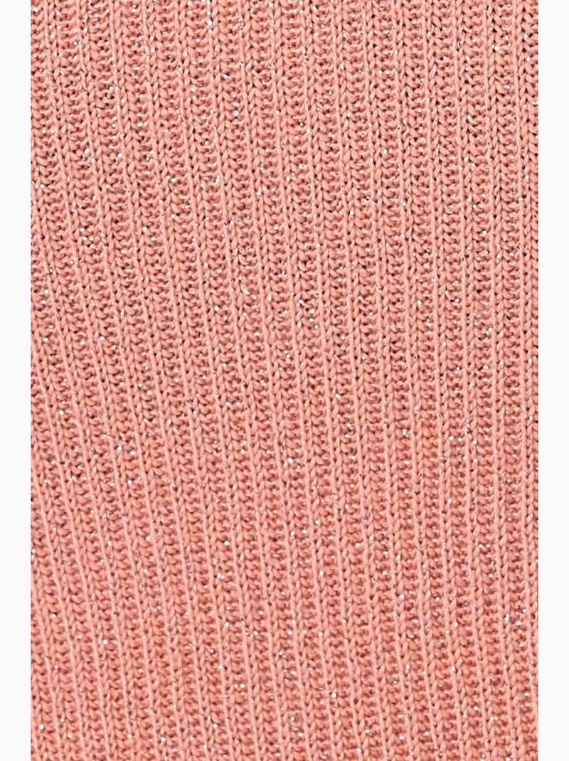 T-shirt met lange mouwen vierkante hals gebreid hiccup Roze - Kiabi