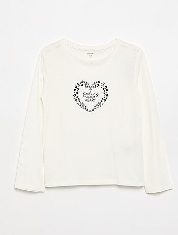 T-shirt met lange mouwen