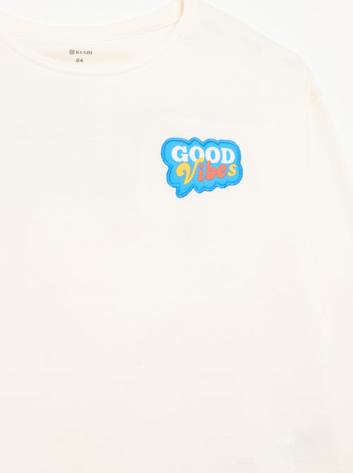 T-shirt met lange mouwen - Kiabi