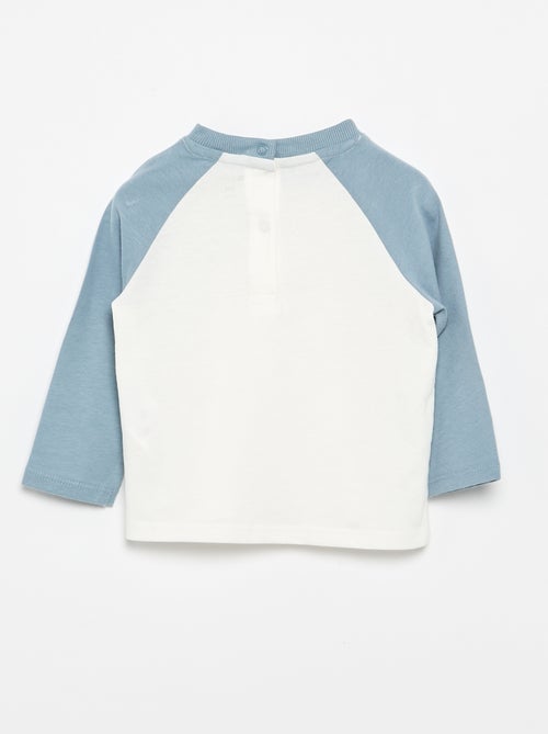 T-shirt met lange raglanmouwen - Kiabi T-shirt met lange raglanmouwen - Kiabi