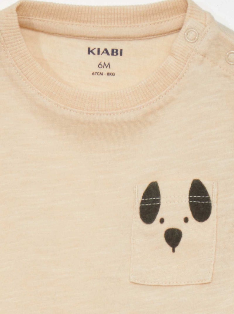 Tshirt met leuke details BIEGE Kiabi 4.00€