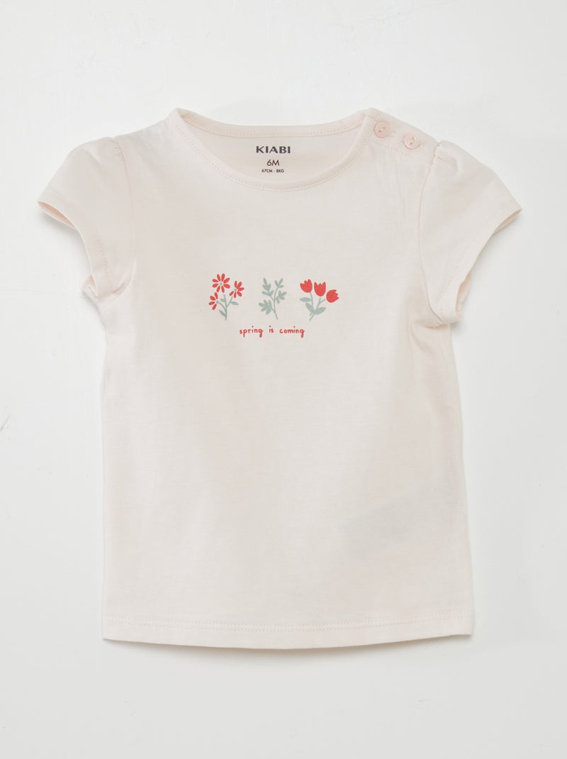 T-shirt met leuke details ROSE - Kiabi