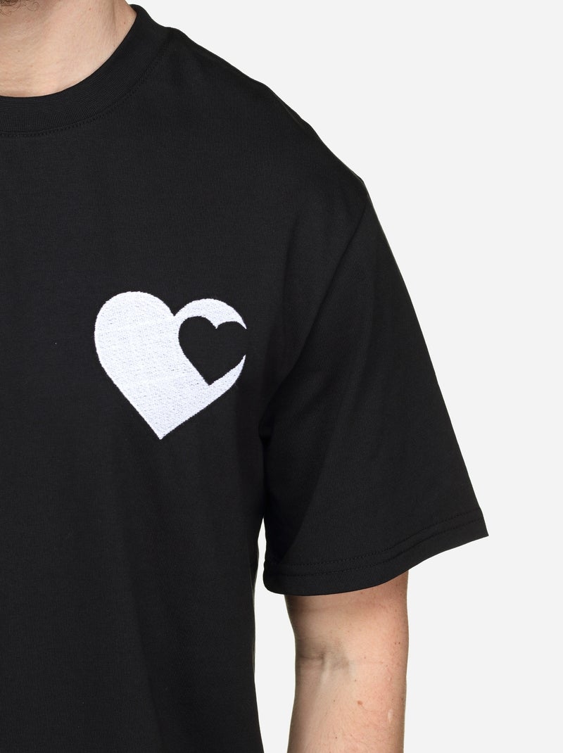 T-shirt met logo - Frilivin Zwart - Kiabi