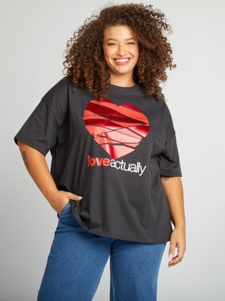 T-shirt met Love Actually-print