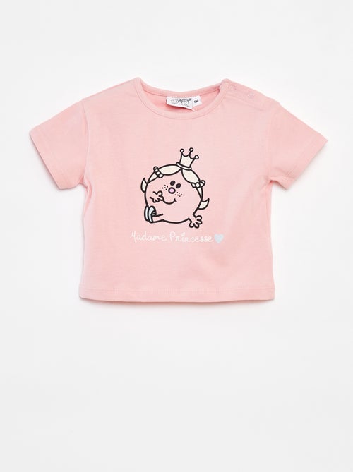 T-shirt met 'Madame Princesse'-print - Kiabi