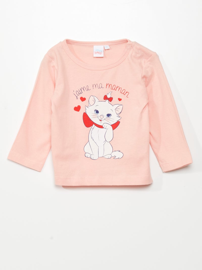 T-shirt met Marie-print ROSE - Kiabi