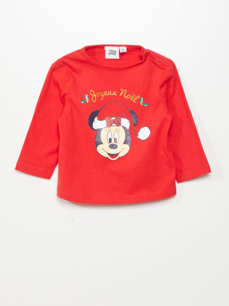 T-shirt met Marie van de Aristokatten ROOD - Kiabi