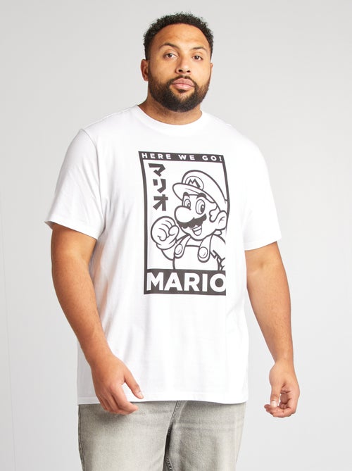 T-shirt met 'Mario'-print - Kiabi