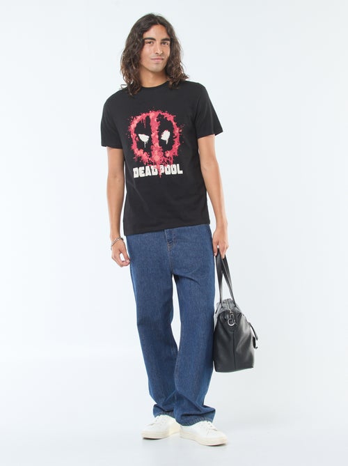 T-shirt met Marvel/Deadpool-print en korte mouw - Kiabi