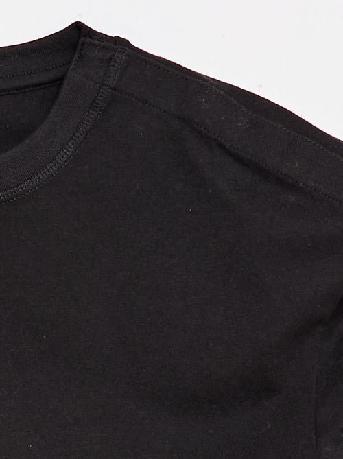 T-shirt met matrozenstrepen en klittenband op de schouder So Easy - Kiabi