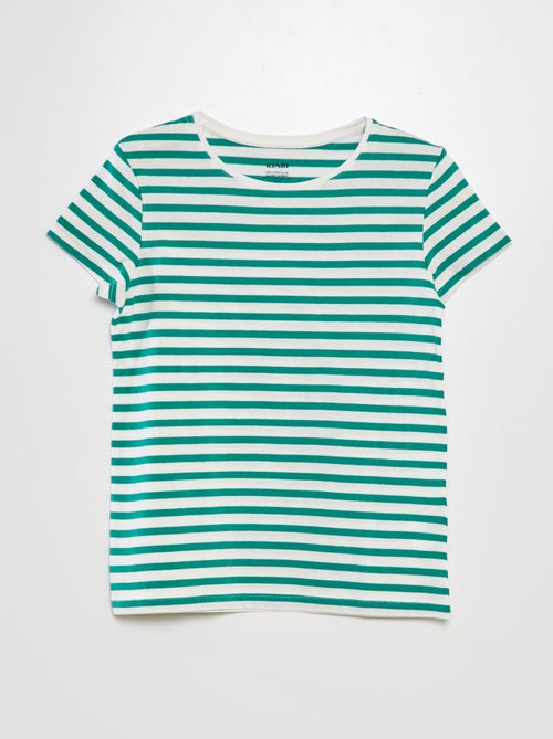 T-shirt met matrozenstrepen - Kiabi