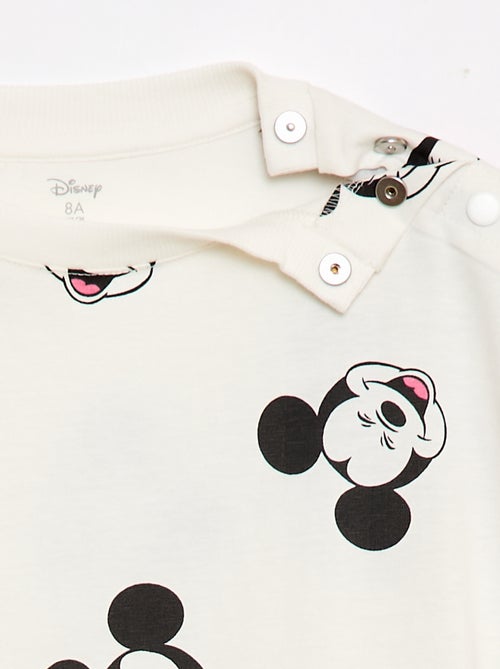 T-shirt met 'Mickey'-print - Makkelijk aan te trekken collectie - Kiabi