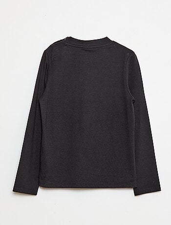 T-shirt met 'Minecraft'-print en lange mouwen - So Easy