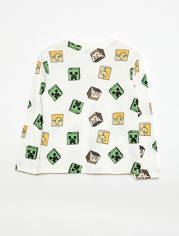 T-shirt met 'Minecraft'-print