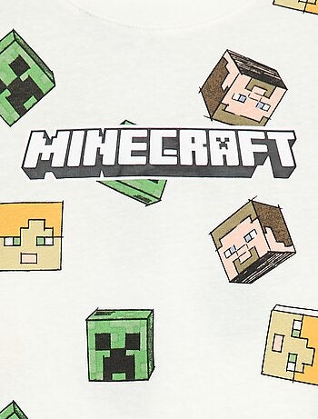 T-shirt met 'Minecraft'-print