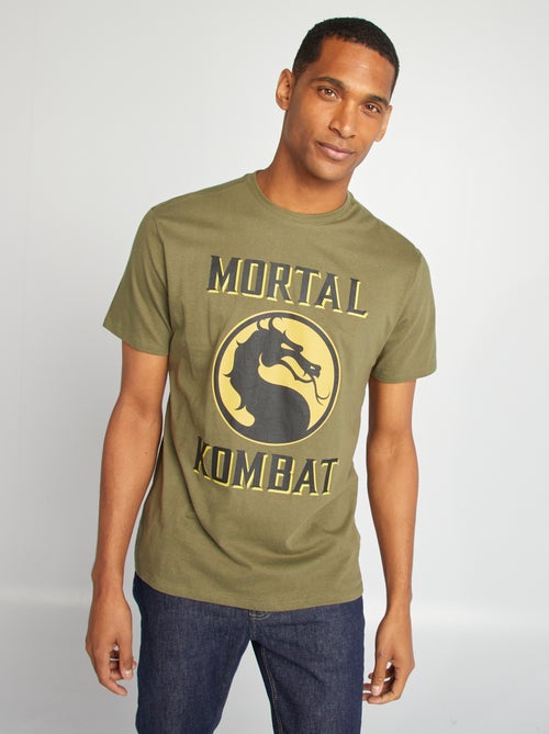 T-shirt met 'Mortal Kombat'-print - Kiabi