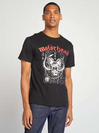 T-shirt met 'Motorhead'-print