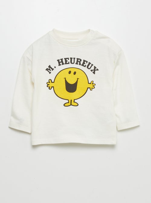 T-shirt met 'Mr. Happy'-print - Kiabi