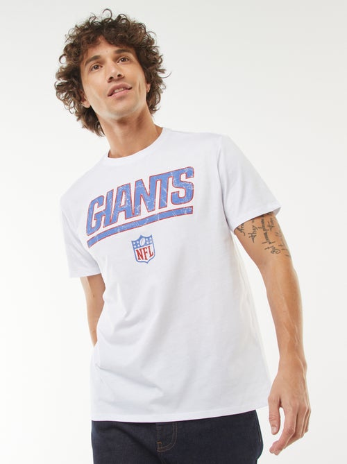 T-shirt met NFL-Giants-printen korte mouw - Kiabi