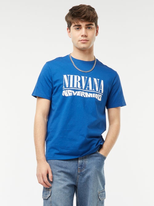 T-shirt met 'Nirvana'-print - Kiabi