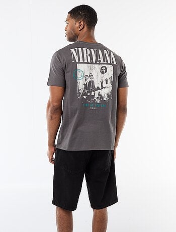 T-shirt met 'Nirvana' print