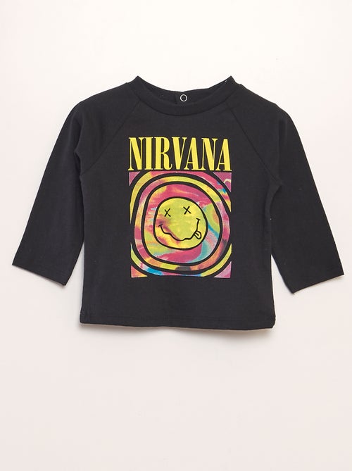 T-shirt met 'Nirvana'-print - Kiabi