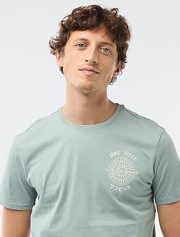 T-shirt met 'One Piece'-print
