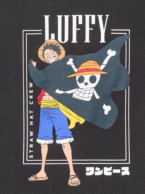 T-shirt met 'One Piece'-print, korte mouwen van katoen - Kiabi