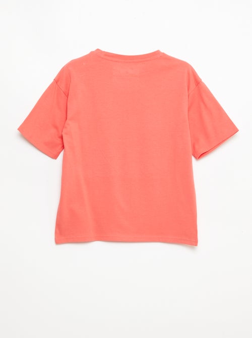 T-shirt met 'One Piece'-print, korte mouwen van katoen - Kiabi