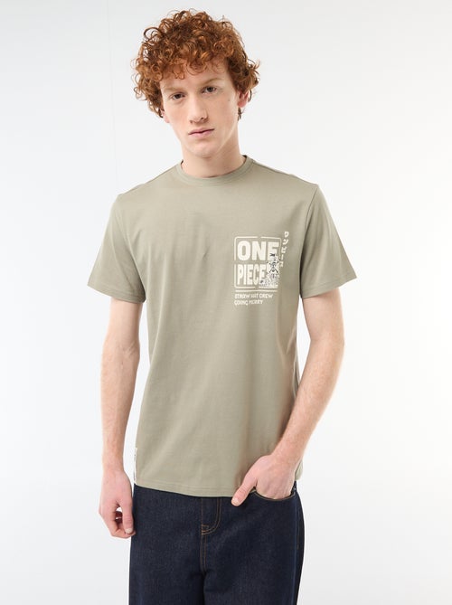 T-shirt met 'One Piece' print van katoen - Kiabi
