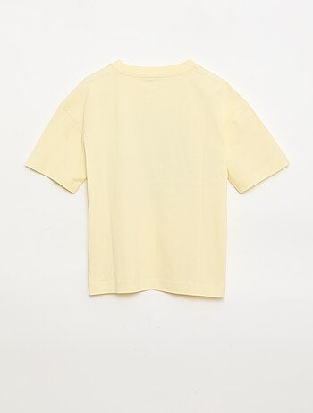 T-shirt met opdruk en korte mouwen