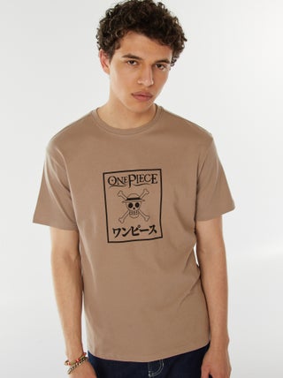 T-shirt met opdruk 'One Piece'