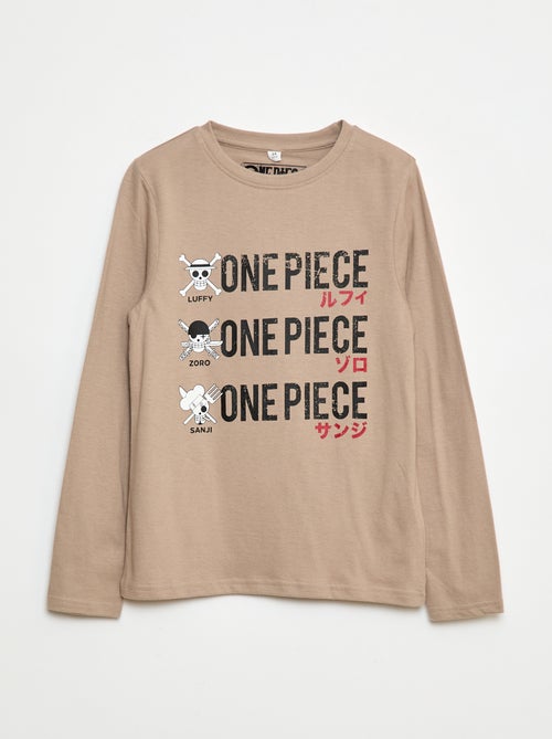 T-shirt met opdruk 'One Piece' - Kiabi