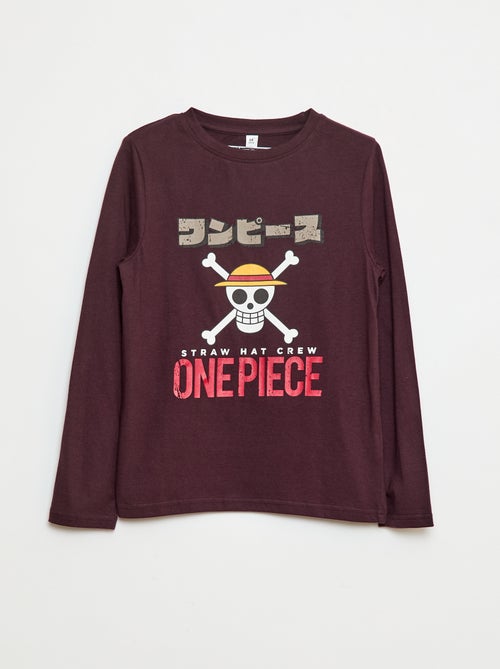 T-shirt met opdruk 'One Piece' - Kiabi