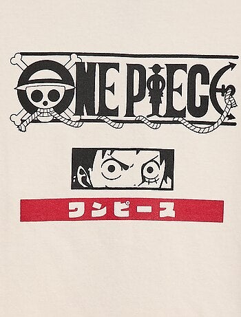 T-shirt met opdruk 'One Piece'