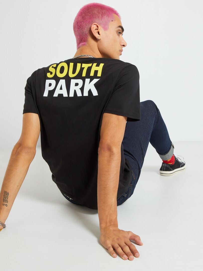 Lui Verder Schandalig T-shirt met opdruk 'South Park' - zwart - Kiabi - 12.00€