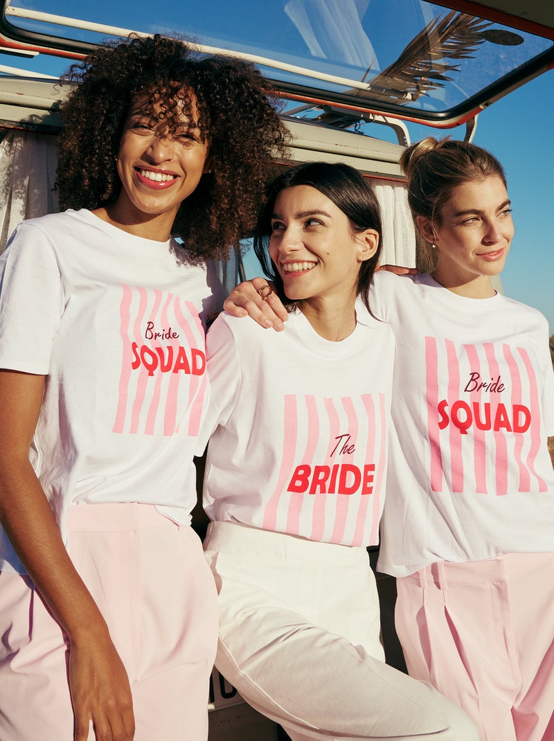 T-shirt met opdruk Vrijgezellenfeest Blauw - Kiabi