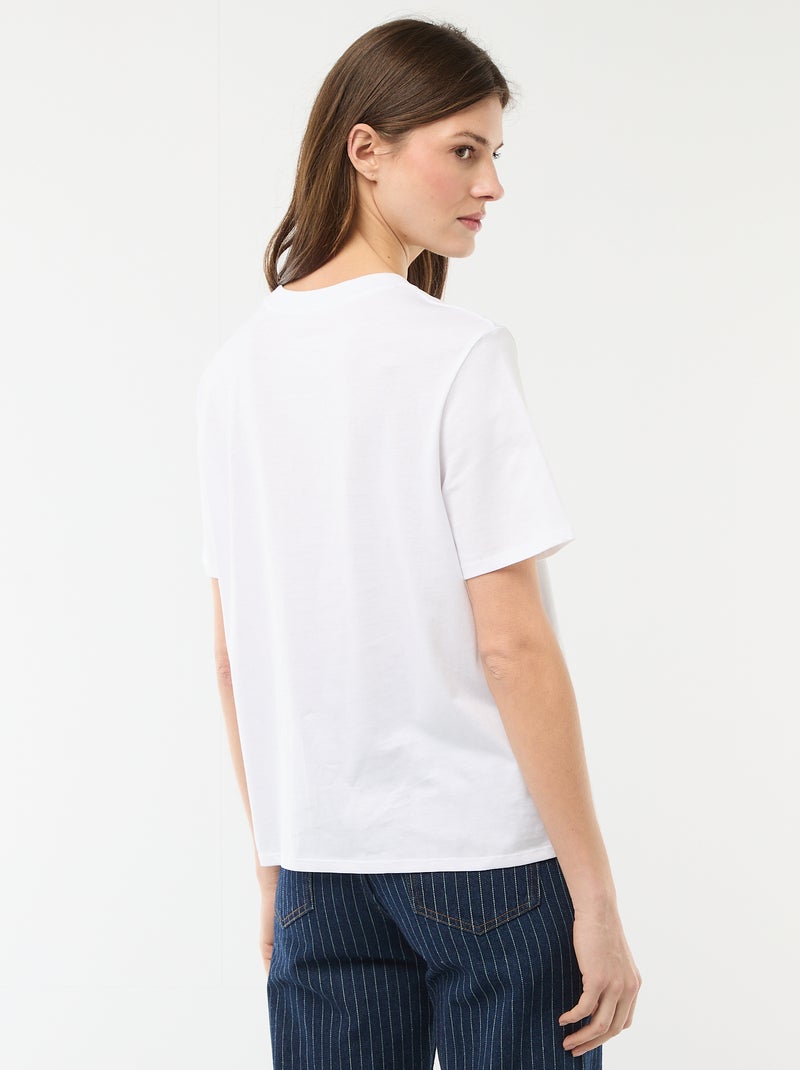 T-shirt met opdruk Vrijgezellenfeest Blauw - Kiabi