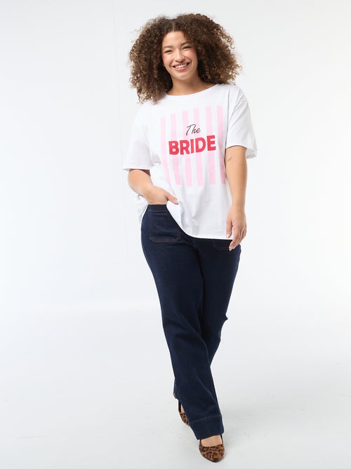 T-shirt met opdruk Vrijgezellenfeest - Kiabi