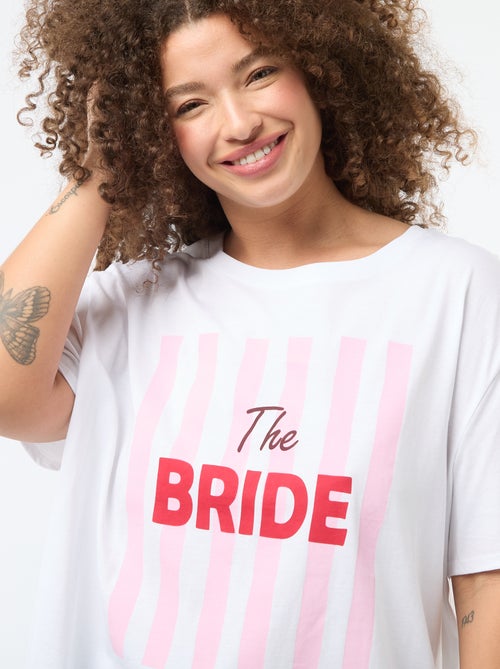 T-shirt met opdruk Vrijgezellenfeest - Kiabi